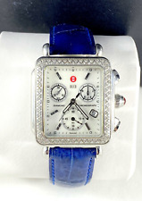 Women's Diamond Michele Chronograph  Deco Watch in Excellent Cond picture