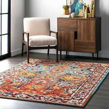 nuLOOM Traditional Transitional Vintage Floral Mallory Multi Area Rug picture