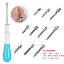 Dental Orthodontic 10 Pcs Mini Screw Self-Drilling Micro Implants / 1 Pc Handle picture