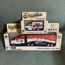 2 -1996 NY YANKEES WORLD SERIES CHAMPIONS/1-TRAILER/1-FORD F-800/MATCHBOX/WRC picture