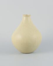 Stig Lindberg for Gustavsberg, Sweden. Ceramic vase in sandy glaze. picture