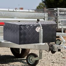 VILOBOS Aluminum Trailer Tongue Box ATV Pickup Truck Bed Tool Storage w/ 2 Keys picture