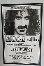 Frank Zappa 1975 Framed Concert Poster, Cincinnati picture