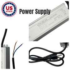 US 60W Power Supply AC110V to DC12V/24V LED Driver Transformer Adapter IP67 picture