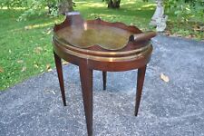 Vintage Mahogany Cocktail Table w Lift Off Tray picture