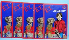 E.T. pendant NECKLACE Lot of 5 MOC '82 vtg Logo Gertie Wig The Extra Terrestrial picture