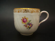 KPM Berlin Hand Painted Floral and Gold Demitasse Cup Circa 1870 - 1945 picture
