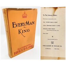 Every Man a King – Advance Review Copy (ARC) – Huey P. LONG – 1933 picture