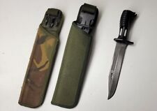 British Army SA80 Repro Bayonet L1A3 With Scabbard & 2x PLCE Frog In OD & DPM picture