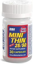 6-30ct BOTTLES MINI THIN 25/50 EF ENERGY BOOSTER ( 180 ) PILLS picture