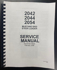 2042 2044 2054 Skid Loader Technical Service Repair Manual Mustang picture