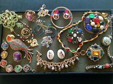 VTG TO NOW MIXED FUN COLORFUL JEWELRY LOT picture
