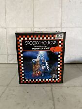 Spooky Hollow Lighted Halloween  House Ceramic Halloween House In Original Box picture