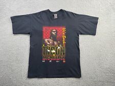 Vintage Mike Tyson Shirt Mens Large Black 1995 Boxing Las Vegas MGM Grand 90s picture