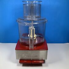 Cuisinart Custom 14 14-Cup Food Processor - Brushed Stainless Red picture