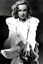 Carole Lombard in White - Vintage Hollywood - 4 x 6 Photo Print picture