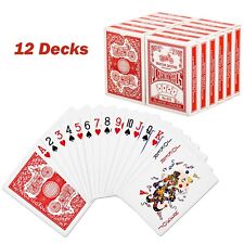 Playing Cards Poker Size Standard Index 12 Decks Player's Board Game picture