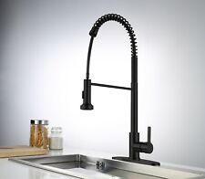 Kingmore KF-1180 Maestoso™ Industrial Spring Spout Pull Down Kitchen Faucet picture