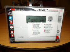LuxPro Pro-Fit Series PSPA711 - 7-Day Preprogrammed Thermostat ~ NEW/SEALED picture