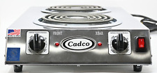 Cadco Cdr-2Tfb Hot Plate 2 Heating 8 in Elements Tubular 10,236 BtuH 220V AC picture