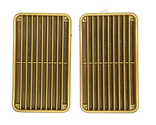 2 speaker grilles for SABA Freiburg 3DS tube radio excellent condition, new painted picture