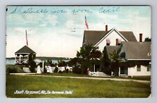 South Harpswell ME-Maine, The Germania Hotel, Advertise, Vintage c1908 Postcard picture