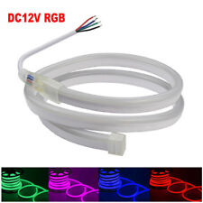 DC 12V RGB 5050 80LEDs/m Neon LED Strip Light Lamp Tube Waterproof Flexible DIY picture