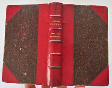 Alphonse Daudet French Novelist Collected Works c. 1885-1905 French leather book picture