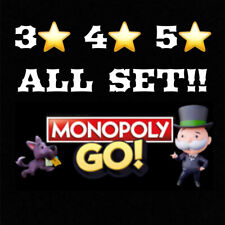 STICKERS FOR MONOPOLY GO ALL 3/4/5 ⭐️⭐️⭐️⭐️ FOR YOU TO CHOOSE ⭐️FAST SHIPPING⭐️ picture