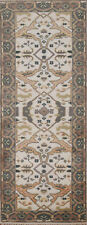 Luxurious Handcrafted Oushak Indian Runner Rug Thick Plush 3x8 ft picture