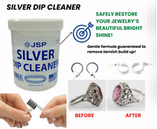 Sterling Silver Dip Cleaner Tarnish Remover 925 Jewelry Cleaning Solution 8oz picture