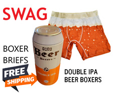 SWAG Men’s Boxer Brief DOUBLE IPA BEER BOXERS NEW WITH TAGS picture