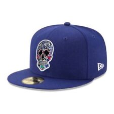 Los Angeles Dodgers Sugar Skull 59FIFTY Fitted Cap - LA MLB New Era 5950 Hat picture