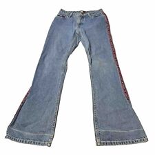 Tommy Hilfiger women's jeans Vintage 90's Tommy girl Tape Spell Out Sz 7 33.5 picture