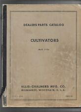 May 1956 Original Allis Chalmers Cultivators Dealer Parts Catalog Number D-20 picture