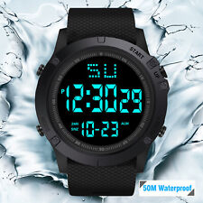 Men Waterproof Digital Sports Watch Military Tactical LED Backlight Wristwatch picture