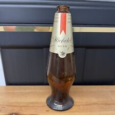 Vintage Michelob Beer Bottle 12 Oz Lava Lamp Shape Anheuser Busch Empty RARE picture
