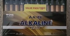CVS PHARMACY BRAND AA 48 PACK BATTERY BATTERIES - EXPIRES 07/28 NEW IN PACKAGE🔥 picture