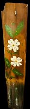 VINTAGE Primitive Hand Painted Art Wood Plank from Asbury-Babb House Lebanon TN picture