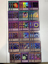 yugioh cubic deck mvp1 secret rare ultra rare complete 52 cards D009 picture