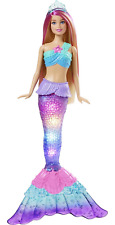 Barbie Dreamtopia Mermaid Doll with Twinkle Light-Up Tail and Pink-Streaked Hair picture