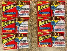 1991 Topps Baseball Card Jumbo Pak (100 Cards) Factory Sealed 6 PACK LOT CHIPPER picture