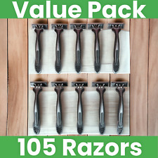 Vaylor Disposable Razors for Men 3 Blade 105-Pack Smooth Shaving Sensitive Skin picture