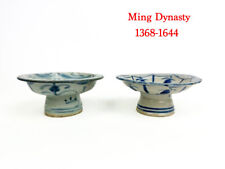 PXSTAMPS Genuine Ming Dynasty Vintage China Chinese Porcelain Dishes Bowl x 2 picture