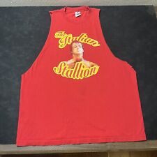 Vintage Rocky Boxing Tank Top Gym Cut Rocky Marciano Italian Stallion Shirt 2XL picture