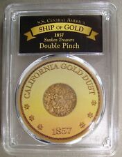 1857 S.S. Central America Shipwreck Double Pinch of California Gold Dust PCGS picture