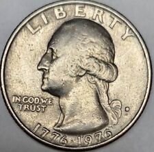 1776-1976 D US Bicentennial Quarter, Rare filled Mint Mark Regular picture