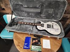 Gibson Limited Edition Les Paul Classic Rock II White Marble Top Black Back 2015 picture