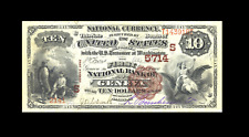 Reproduction Rare USA $10 1882 Geneva Alabama Brown Back AMERICA Antique UNC picture