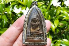 Bronze Phra Phuta Chinnarat BE.2485 Life Protect Wealth Thai Amulet #9335a picture